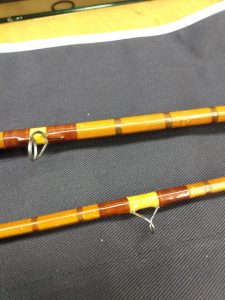 Split cane rod in for repair